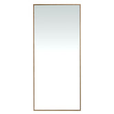 Nagyméretű, kortárs stílusú, diófa furnérral borított, dizájn falitükör.