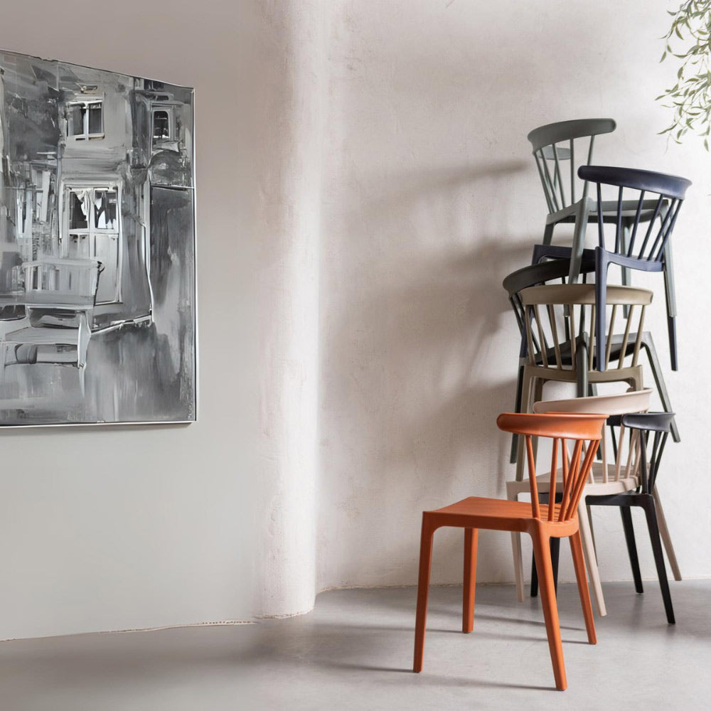 2 darab kortárs, modern stílusú, jádezöld színű, műanyag kerti szék 2 darab kortárs, modern stílusú, jádezöld színű, műanyag kerti szék