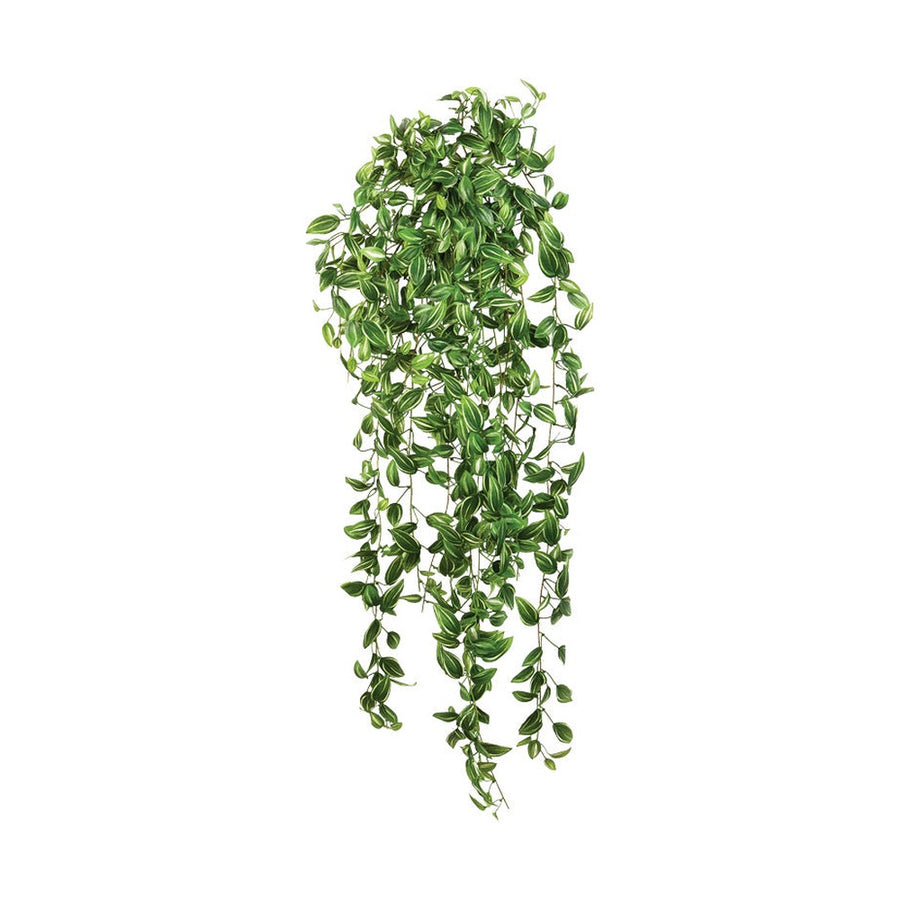 Élethű megjelenésű, 85 cm hosszú, mű tradescantia csüngő