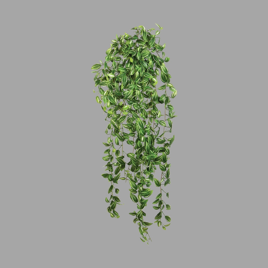 Élethű megjelenésű, 85 cm hosszú, mű tradescantia csüngő