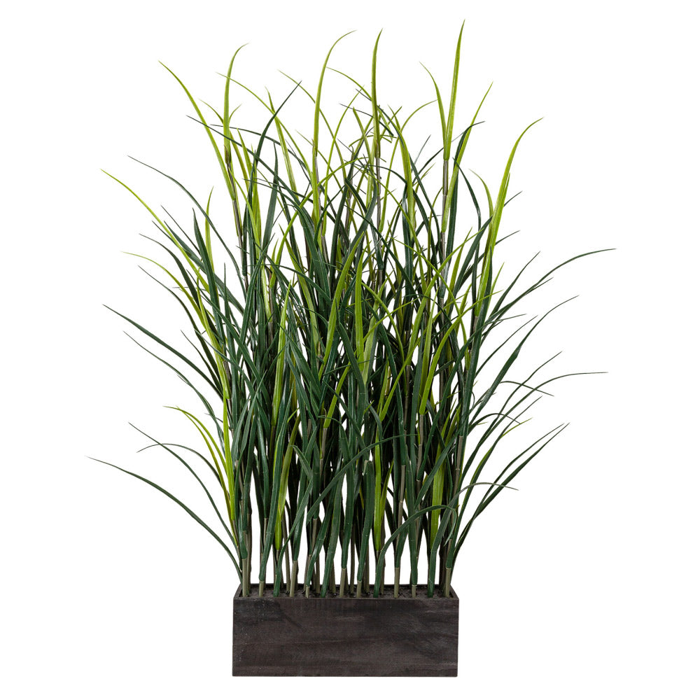 120 cm magas és 30 cm hosszú, élethű, díszfű térelválasztó faládában