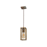 CUBIC ipari stílusú réz függeszték 72 cm E27