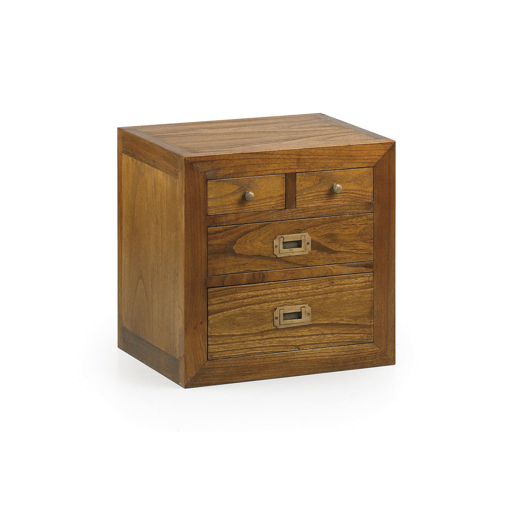 Loft stílusú, mindifából készült, kézműves, moduláris komód elem