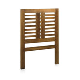 Loft stílusú, tömör mindifából készült, lécezett kivitelezésű, ágyvég.