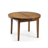 Loft stílusú, mindifából készült, barna színű bővíthető étkezőasztal