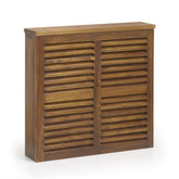 Loft stílusú, mindifából készült falra akasztható radiátortakaró burkolat