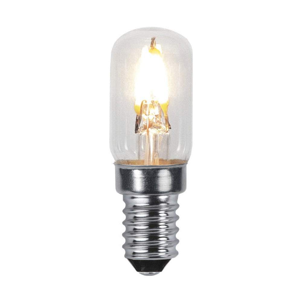 Meleg fehér fényű, LED hűtőszekrény izzó áttetsző üveggel