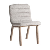 Jacquard szék háromnegyedes nézet – buklé kárpittal és natúr nyírfa lábakkal