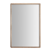 Jacquard falitükör elölnézet – natúr mangófa keret 81 × 120 cm