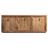 Natúr színű, újrahasznosított fenyőfából készült, kézműves tálaló.