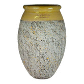 Sárga mázas BIOT Provence kerámia kaspó 120 cm, antikolt felületű, kézzel készült francia kaspó