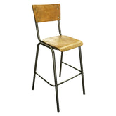 CANTINE loft bárszék mangófából és vasból Factory kollekció