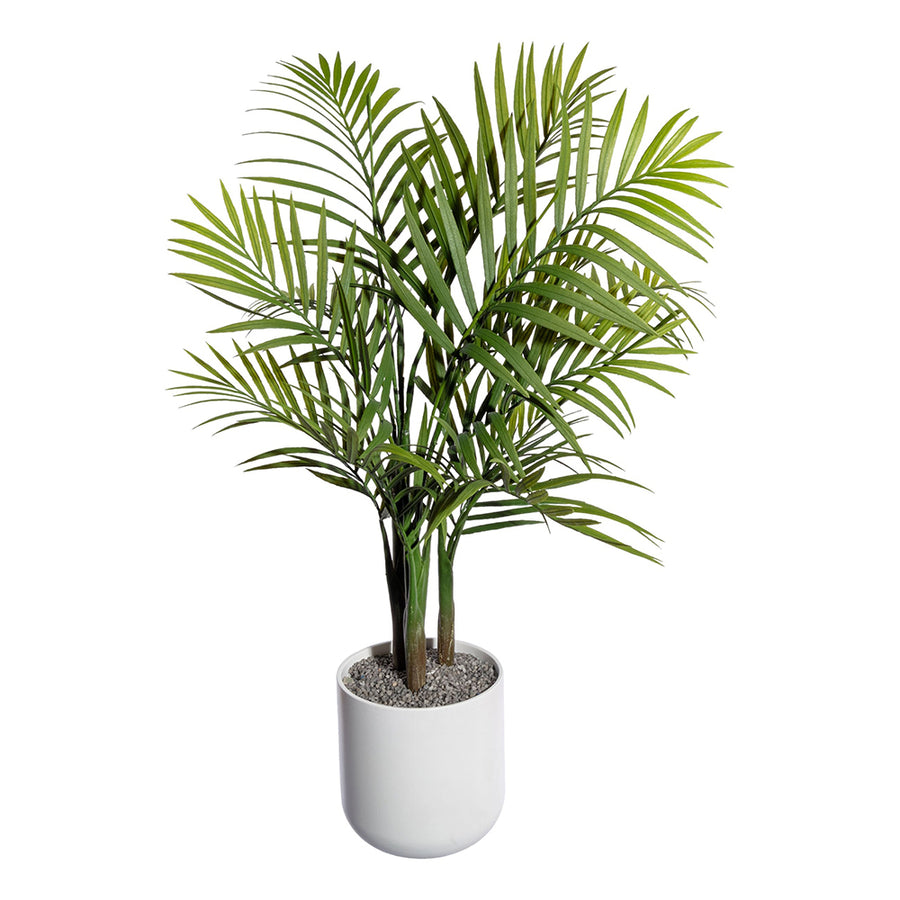 Kisméretű MOUNTAIN PALM mű hegyipálma díszcserépben.