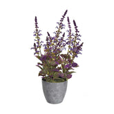 Cserepes mű levendula bokor 50 cm liláskék "Lavender"