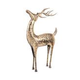 Doré antik arany fém szarvas figura 70 cm – teljes alakos fotó