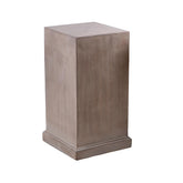 England kollekció antik homokszínű, 60 cm magas posztamens műgyanta kivitelben, letisztult stúdióháttér előtt.