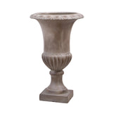 England antik homokszínű kaspó 61 cm magas, klasszikus kannelúrás formával