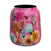 Kézműves fém dizájn kaspó.