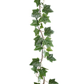 HEDERA zöld mű borostyán girland 180 cm természetes hatású levelekkel