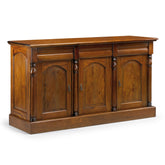 Heritage mahagónifa tálalószekrény 170 cm elölnézetben.