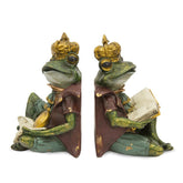 Béka figurás könyvtámasz szett.