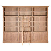 LYON óriás tölgyfa könyvszekrény 308 cm