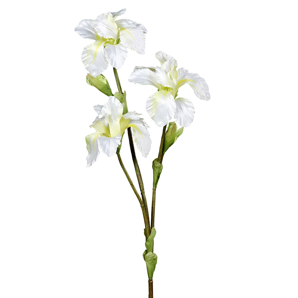 Írisz művirág 80 cm krém "Iris"