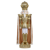 Goodwill NUTCRACKER óriás arany diótörő figura palásttal 183 cm