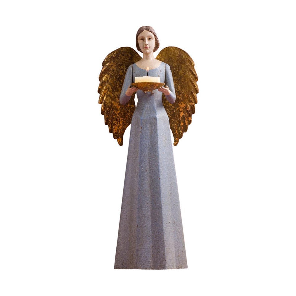 Orléans-i angyal figurás mécsestartó.