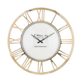 Pezsgőszínű falióra.