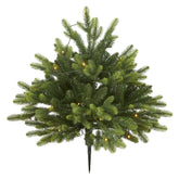 PINE 40 LED-es betűzős dekor műfenyő 75 cm 3D–2D zöld ágakkal