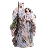 RELIGION szürkésbarna Szent Család betlehem 47 cm