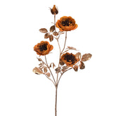 ROSE okker-arany mű rózsa 65 cm