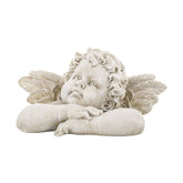 Kőhatású puttó figura.