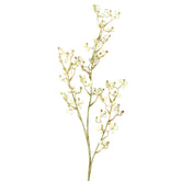 Krémszínű mű hóbogyó ág 72 cm, természetes hatású dekoráció.