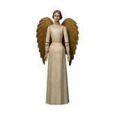 Krémszínű orléans-i angyal figura.