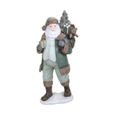 Zöld színű klasszikus Télapó figura.