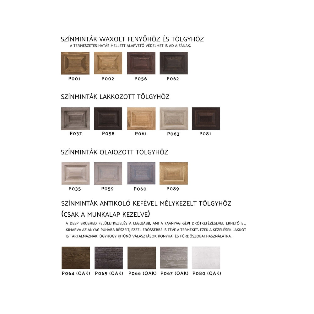 Színminta paletta "Maison"