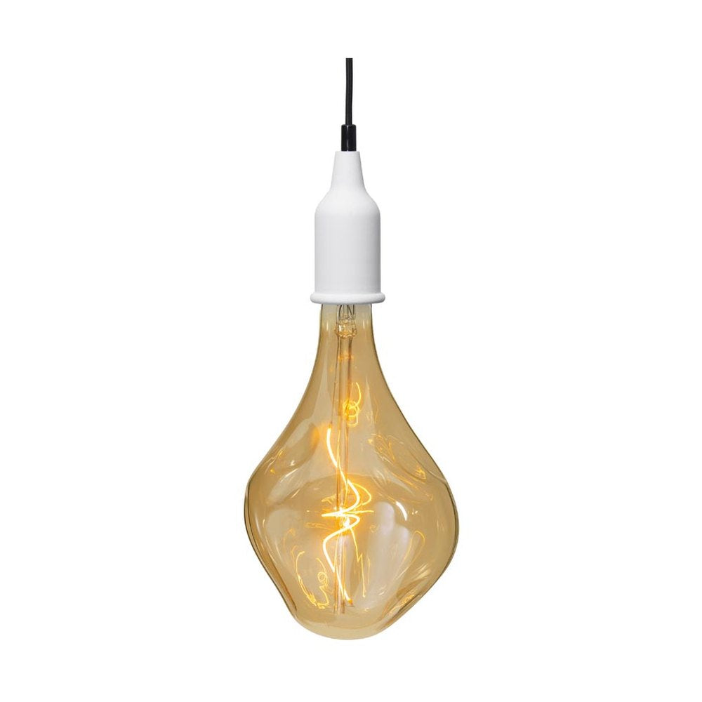 Fából készült, fehér színű függő dekorfoglalat.