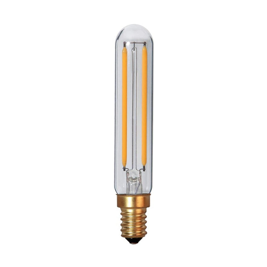 Clear Filament dekorációs izzó. Meleg fehér fényű LED dekorációs izzó áttetsző üveggel.