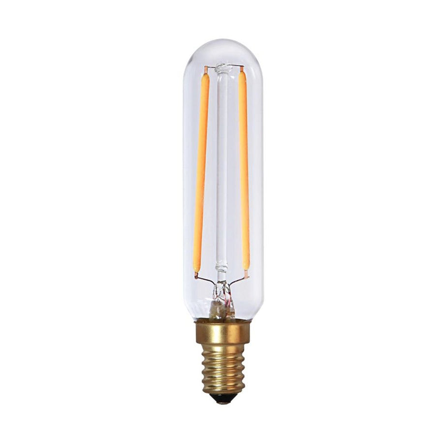 Clear Filament dekorációs izzó. Meleg fehér fényű LED dekorációs izzó áttetsző üveggel.