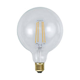 Clear Filament dekorációs izzó. Meleg fehér fényű LED dekorációs izzó áttetsző üveggel.