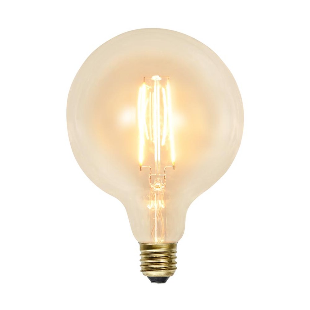 Clear Filament dekorációs izzó. Meleg fehér fényű LED dekorációs izzó áttetsző üveggel.