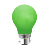 Kültéri dekorációs LED izzó zöld opál, polikarbonát burkolattal.