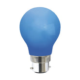 Kültéri dekorációs LED izzó kék opál, polikarbonát burkolattal.