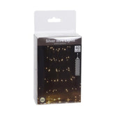 LED-es fényfüzér doboza.