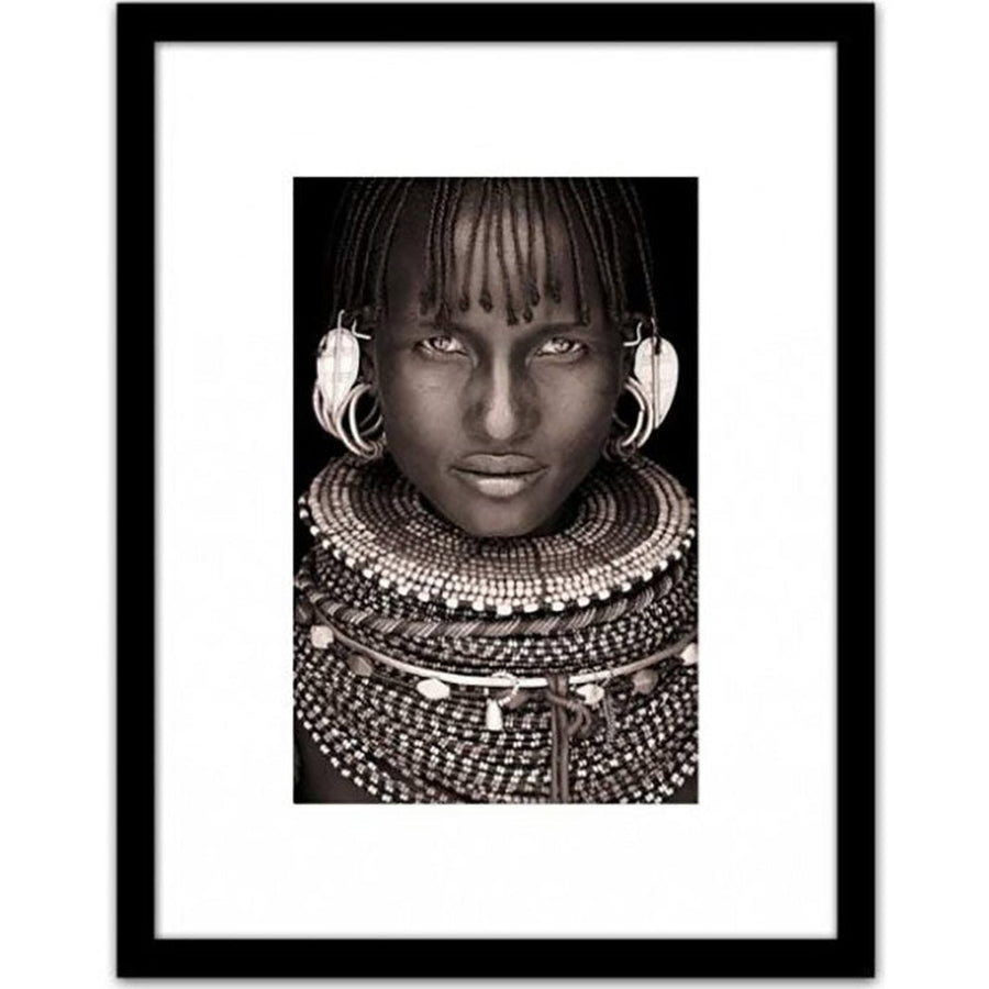 ETHNIC fotóprint - Kelly afrikai női portré 45 cm
