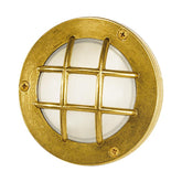 Vintage stílusú, natúr sárgaréz színű falilámpa.