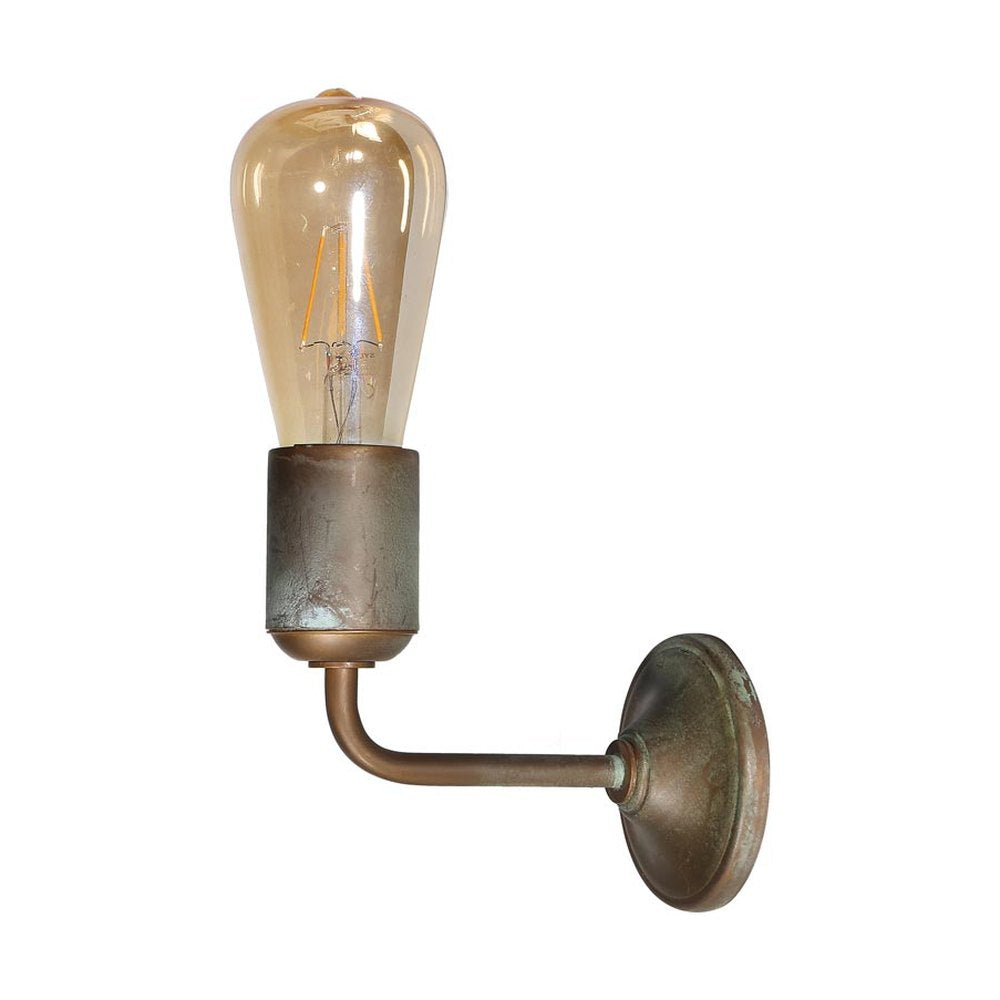 Loft stílusú, rézből készült falikar szabályozható fényerővel.