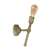 Loft stílusú, rézből készült falikar szabályozható fényerővel.